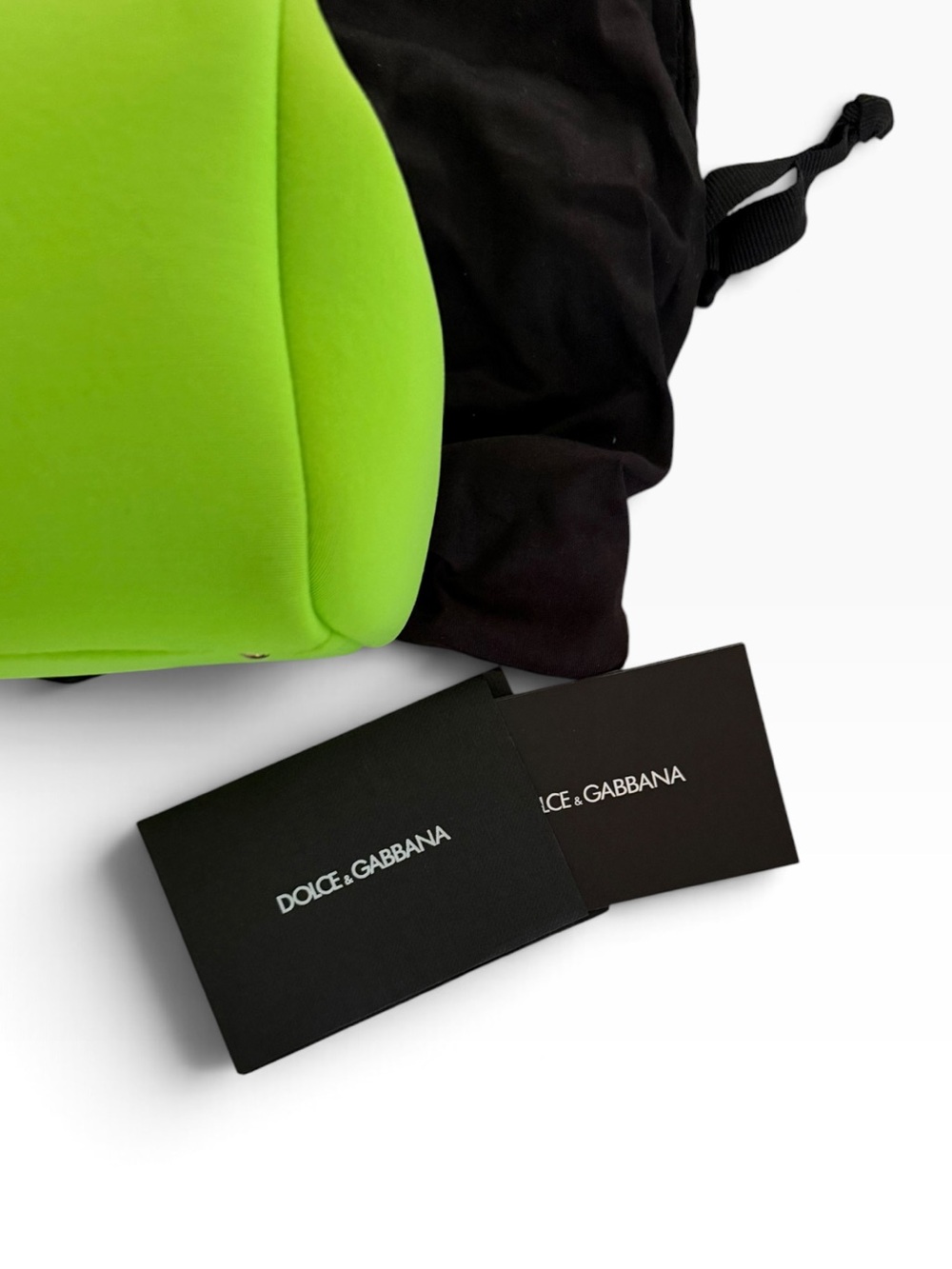 Dolce & Gabbana Neon Green Small Sicily Top-Handle Satchel w/ green leader Trim - Picture 7 of 8
